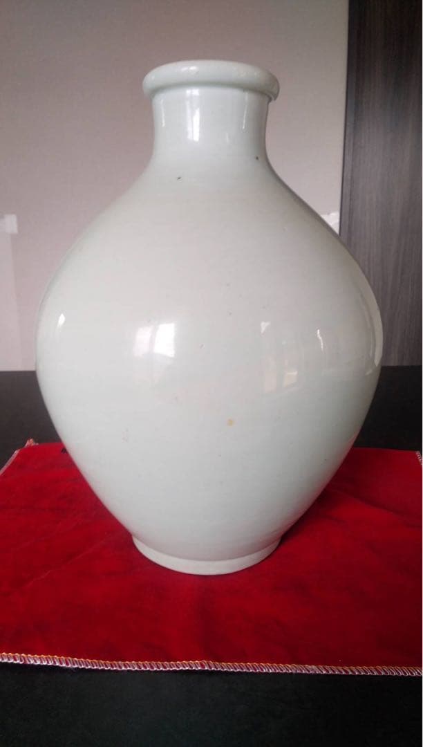 白磁壺　古伊万里　白磁　大壺　花器　アンティーク　李朝　提灯壺