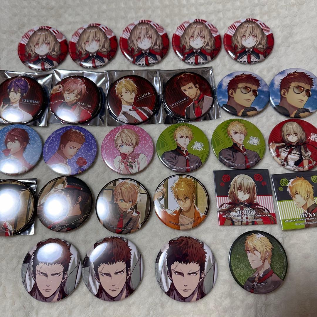 殺し屋とストロベリー　缶バッジ　まとめ売り
