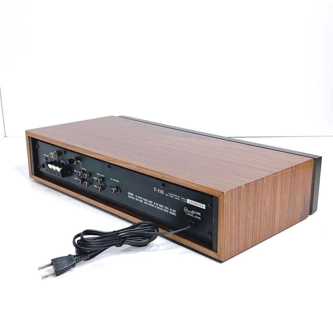 【良品・動作品】 LUXMAN T-110 FMステレオチューナー 動作確認済み