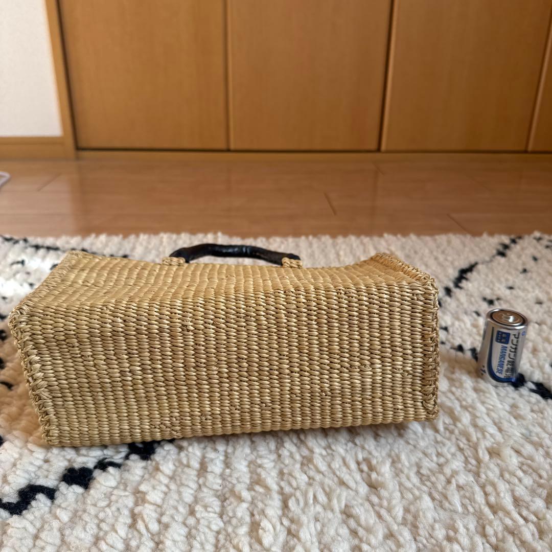 【希少】ブルキナファソ biga かご バスケット タグ付き