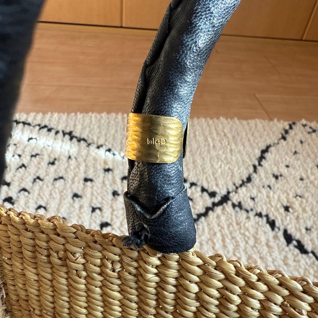 【希少】ブルキナファソ biga かご バスケット タグ付き