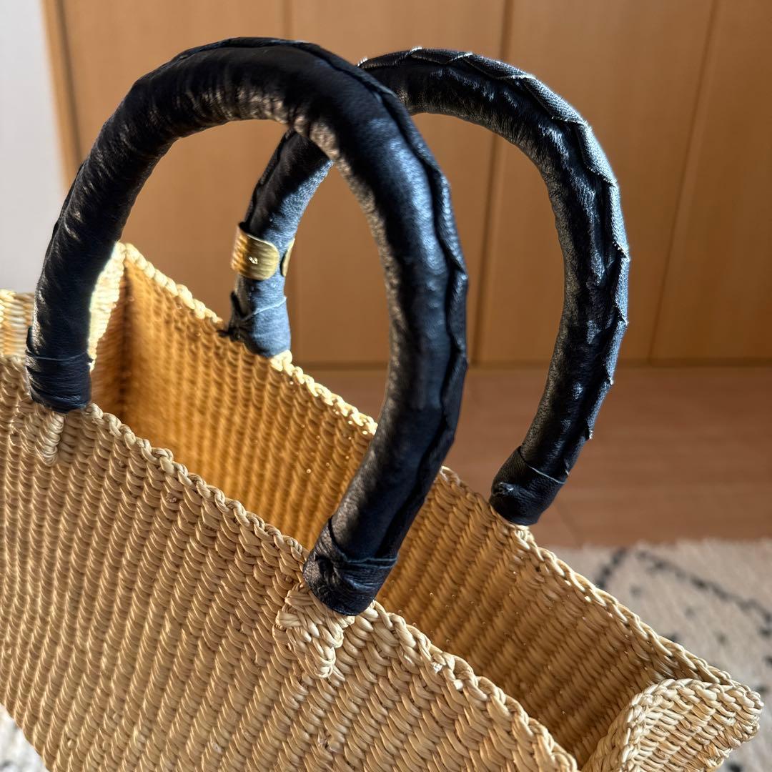 【希少】ブルキナファソ biga かご バスケット タグ付き