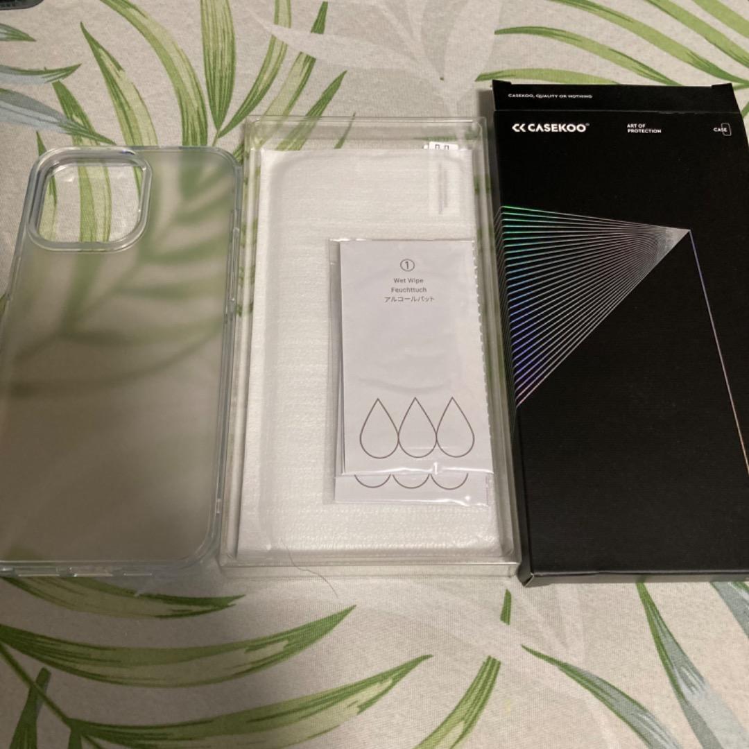 CASEKOO iPhone14 Pro Max 用 ケース クリア マット