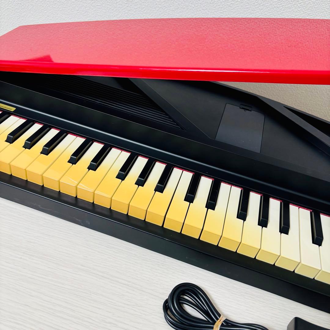 KORG micro PIANO ミニ鍵盤　61鍵　デモソング　自動演奏　レッド