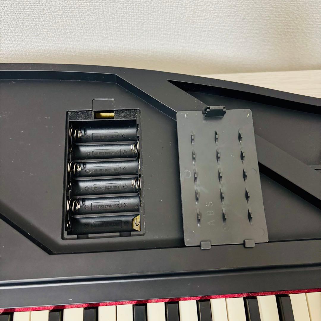 KORG micro PIANO ミニ鍵盤　61鍵　デモソング　自動演奏　レッド