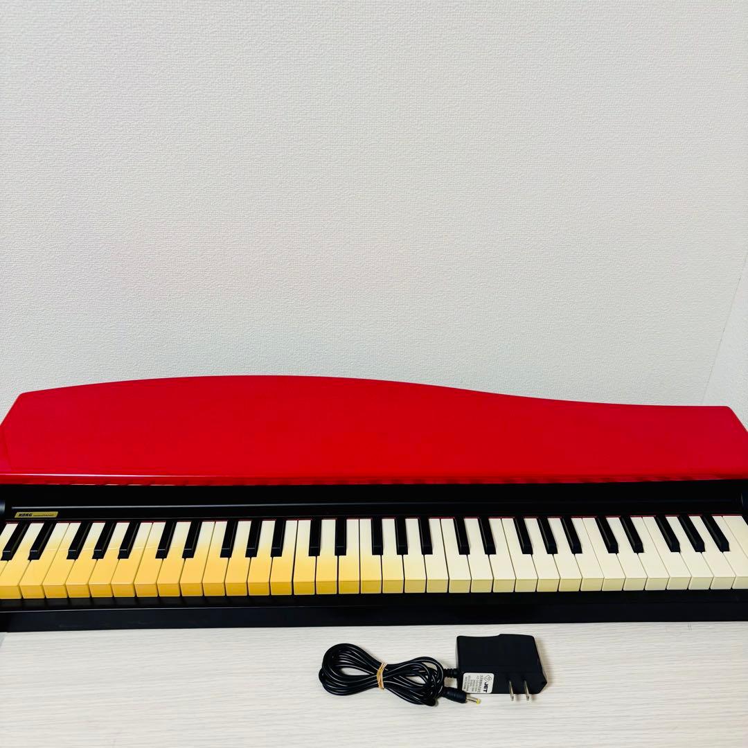 KORG micro PIANO ミニ鍵盤　61鍵　デモソング　自動演奏　レッド