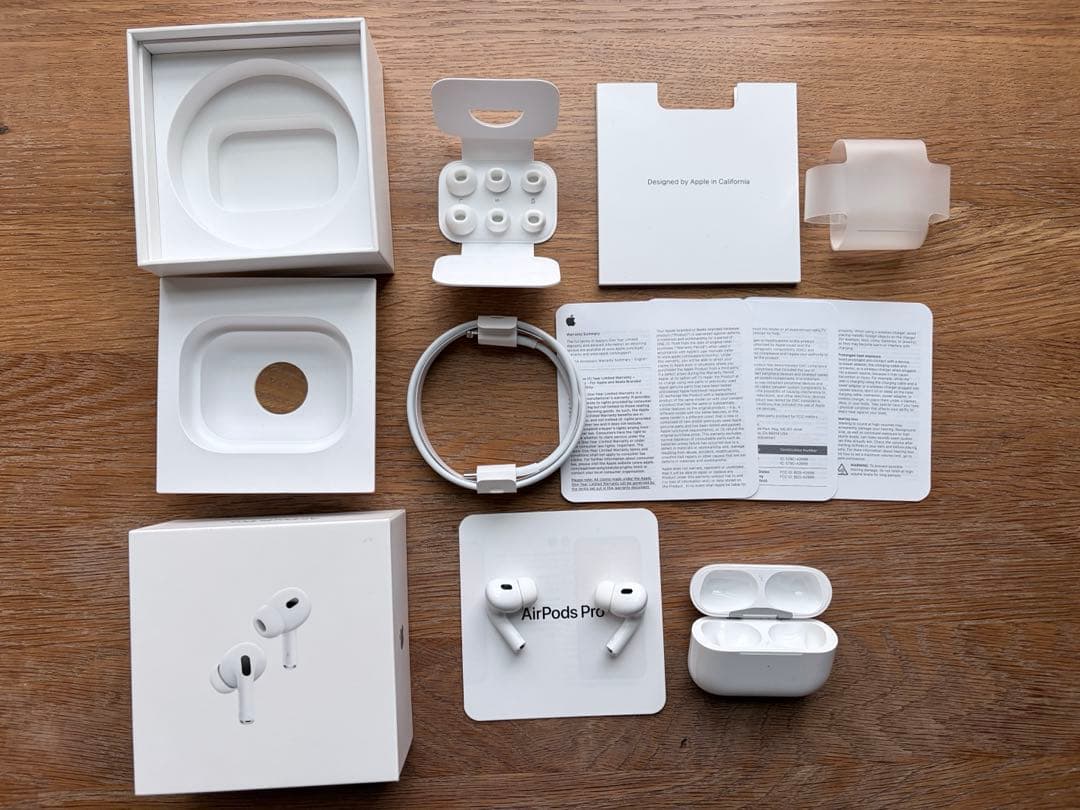 【イヤホン本体交換済・美品】AirPods Pro 2 第2世代 付属品完備