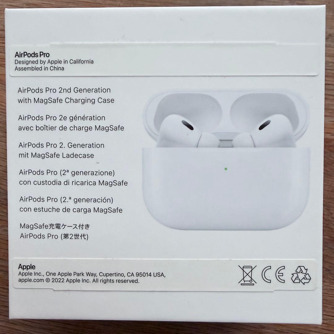 【イヤホン本体交換済・美品】AirPods Pro 2 第2世代 付属品完備