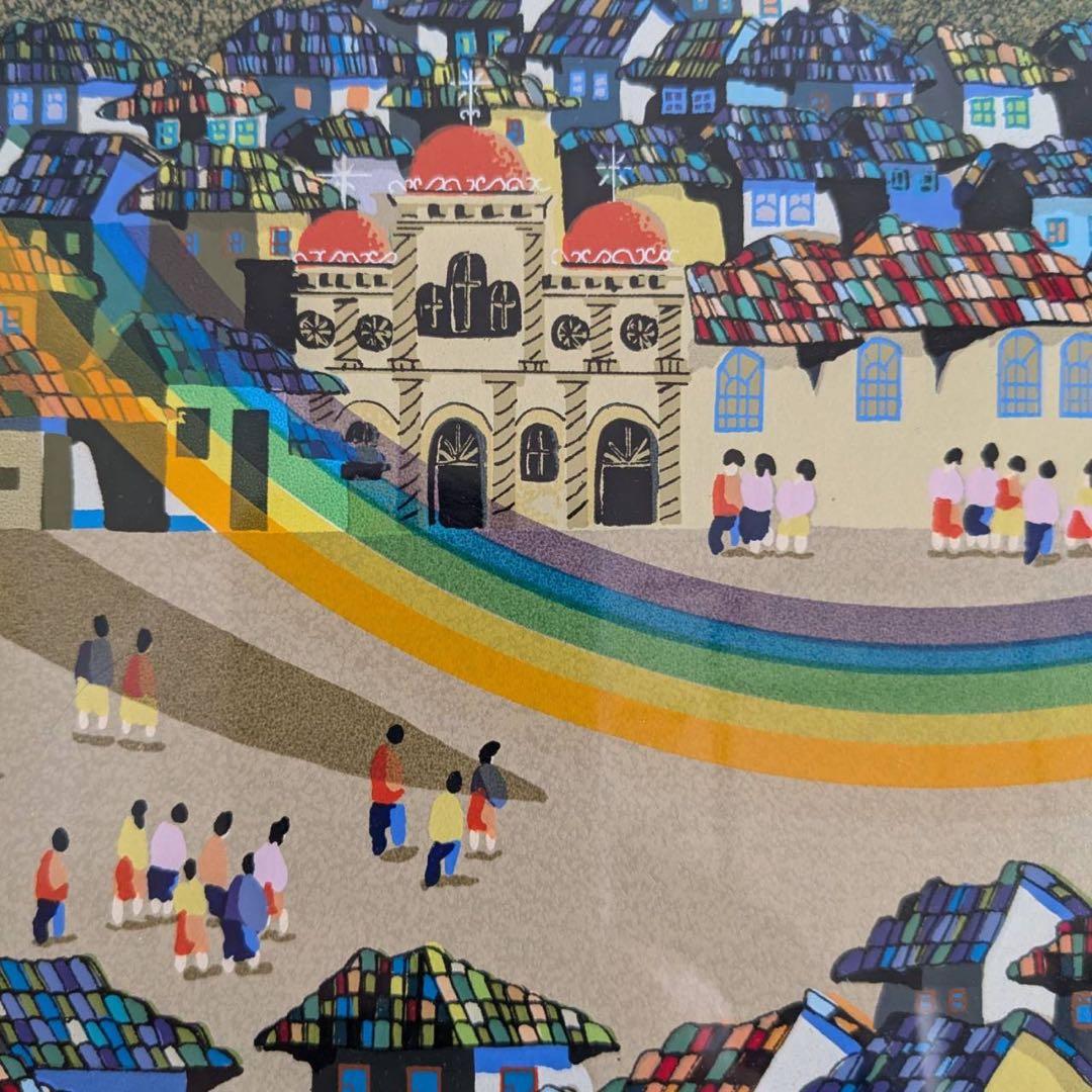 Gonzalo Endara Crow フライングトレイン 版画 サイン入