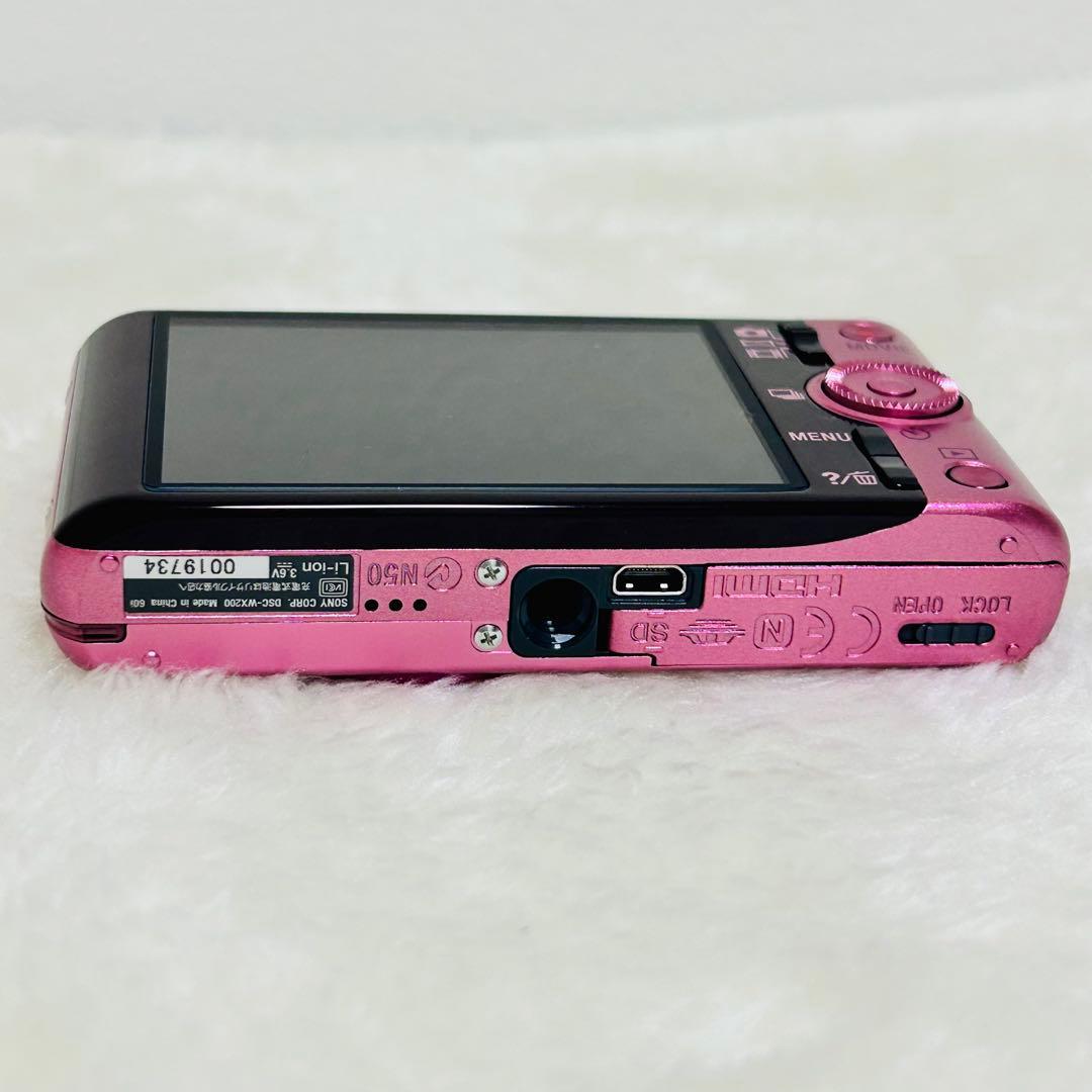 【極美品⭐️】Sony Cybershot DSC-WX200 ピンク
