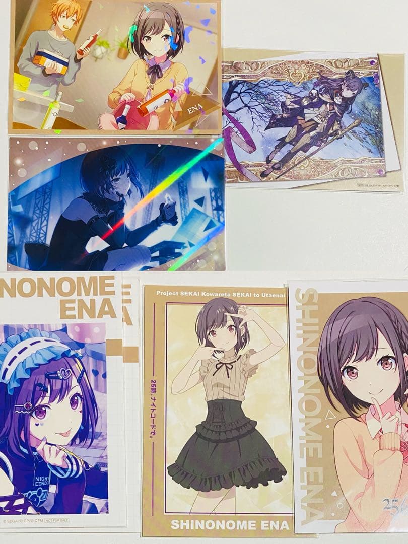 プロセカ 東雲絵名 紙類まとめ売り