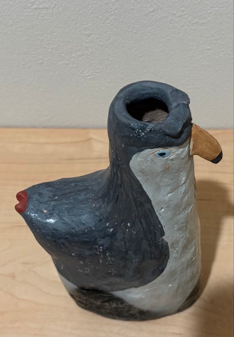 【値下げ中】三浦宏基 花器 オブジェ 鳥
