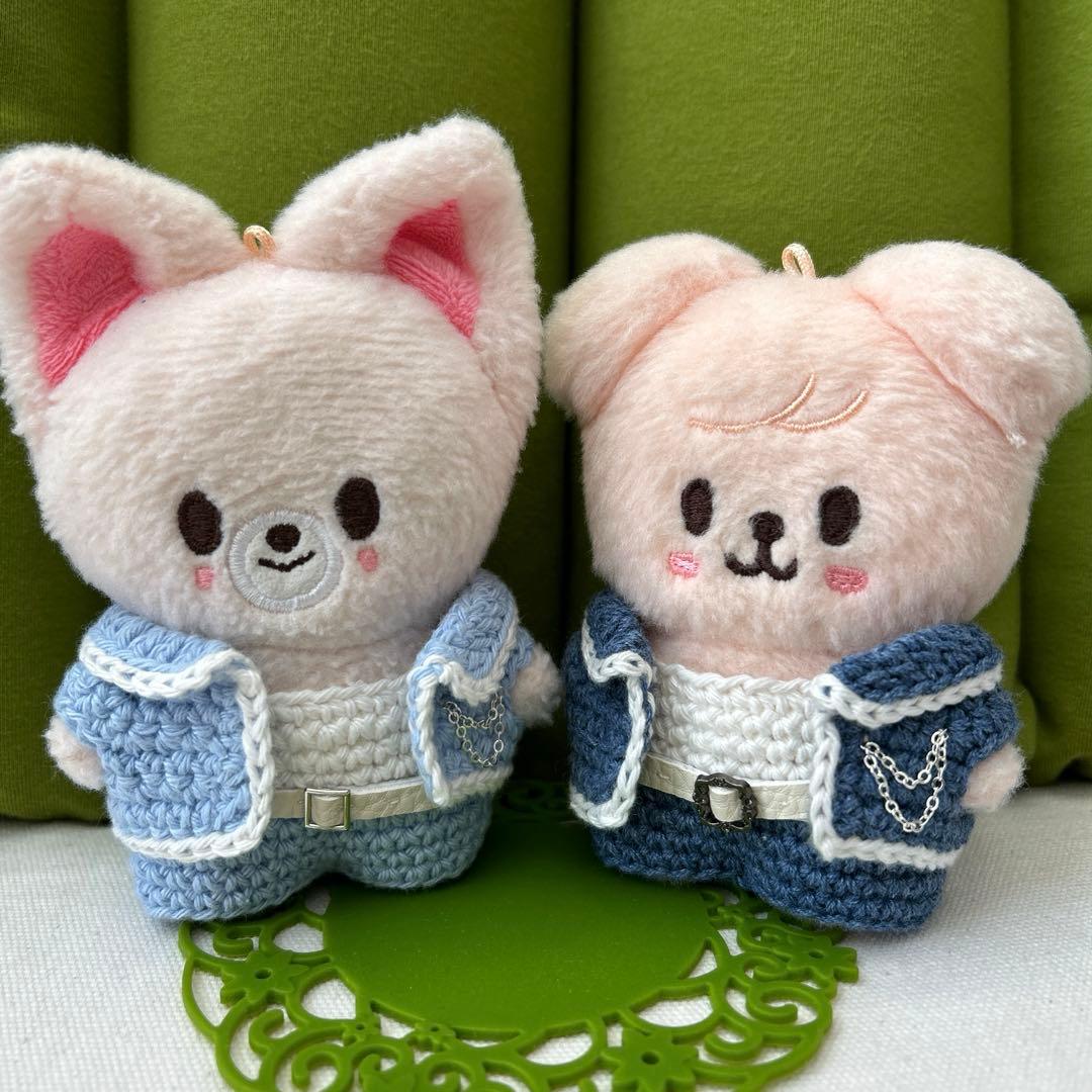 makko skzoo 10㎝ぬい　ニット　ぬい服