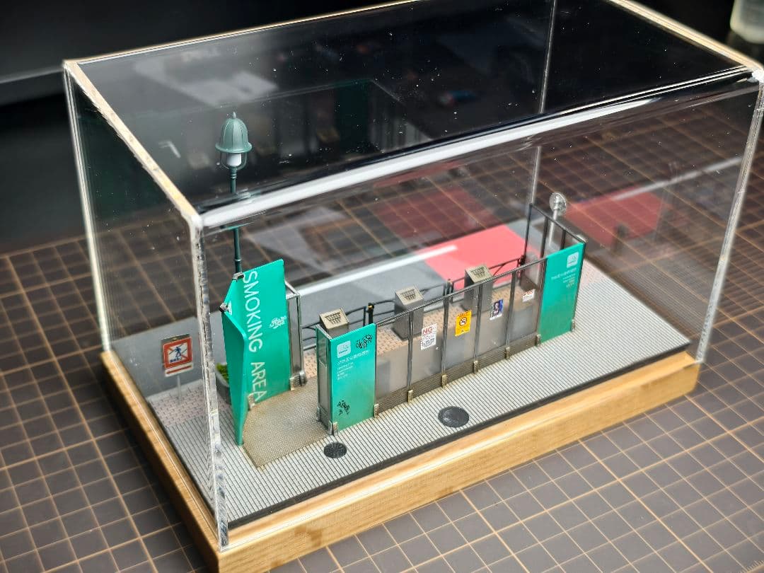 1/64 渋谷駅前 喫煙所 ジオラマシーン
