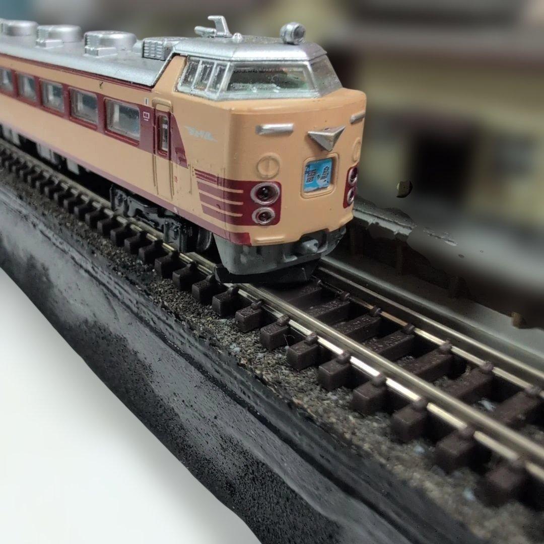 （11）鉄道情景ジオラマ（Nゲージ）No.11「特急『雷鳥』停車の駅風景」