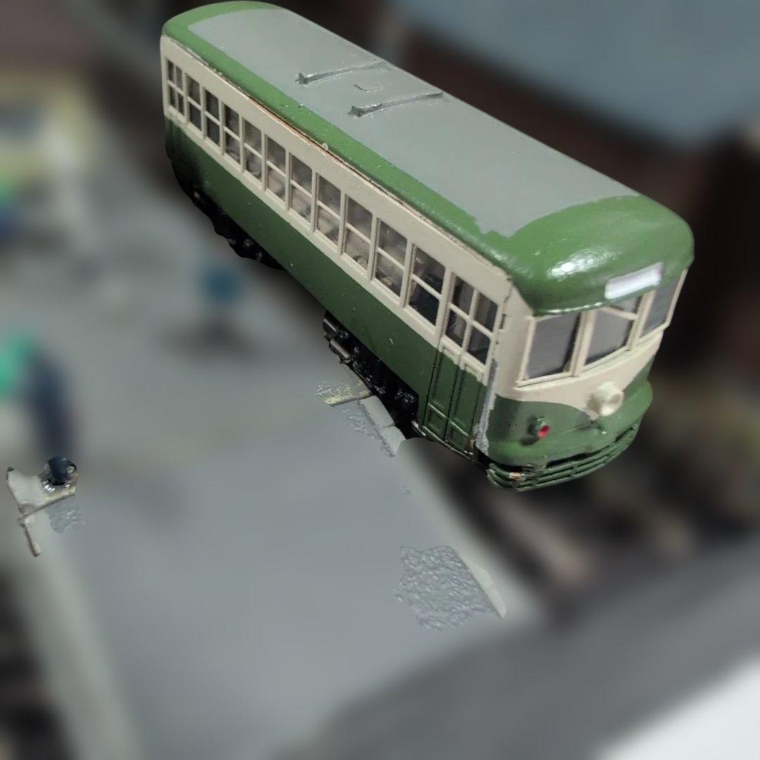 （11）鉄道情景ジオラマ（Nゲージ）No.11「特急『雷鳥』停車の駅風景」