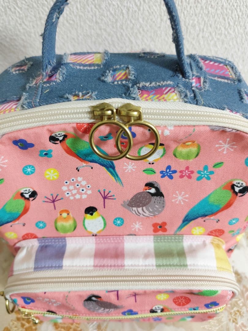 コンゴウインコ　ズグロシロハラインコ　ウロコ　コザクラインコ　リュック