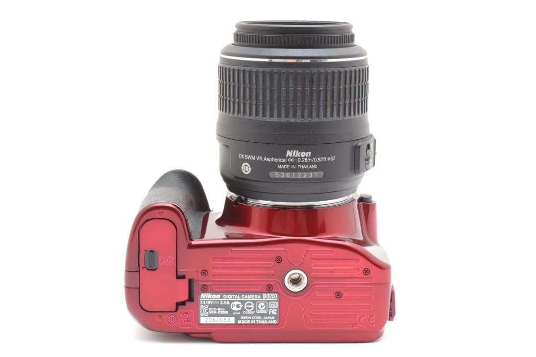 Nikon D3200 レッド 希少カラー 初心者 スマホ転送 旅行 運動会