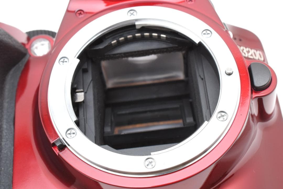 Nikon D3200 レッド 希少カラー 初心者 スマホ転送 旅行 運動会