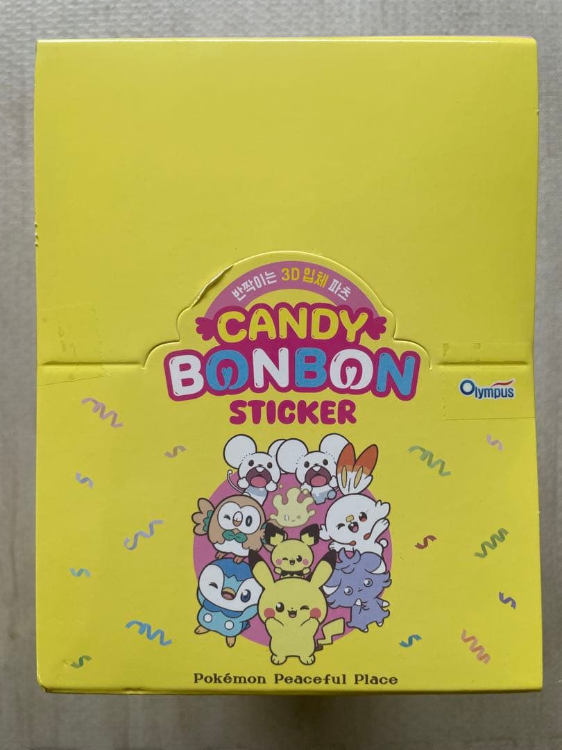 【公式品】 ポケモン ポケピース CANDY BONBONシール 12枚