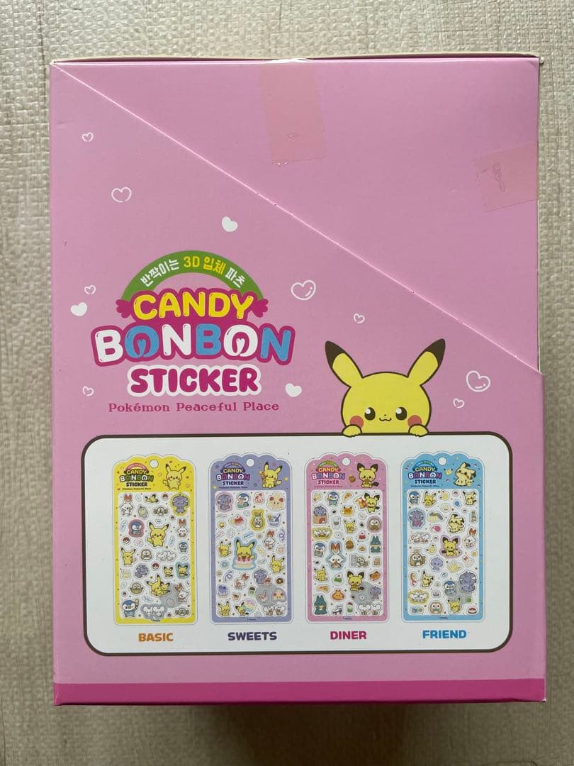 【公式品】 ポケモン ポケピース CANDY BONBONシール 12枚