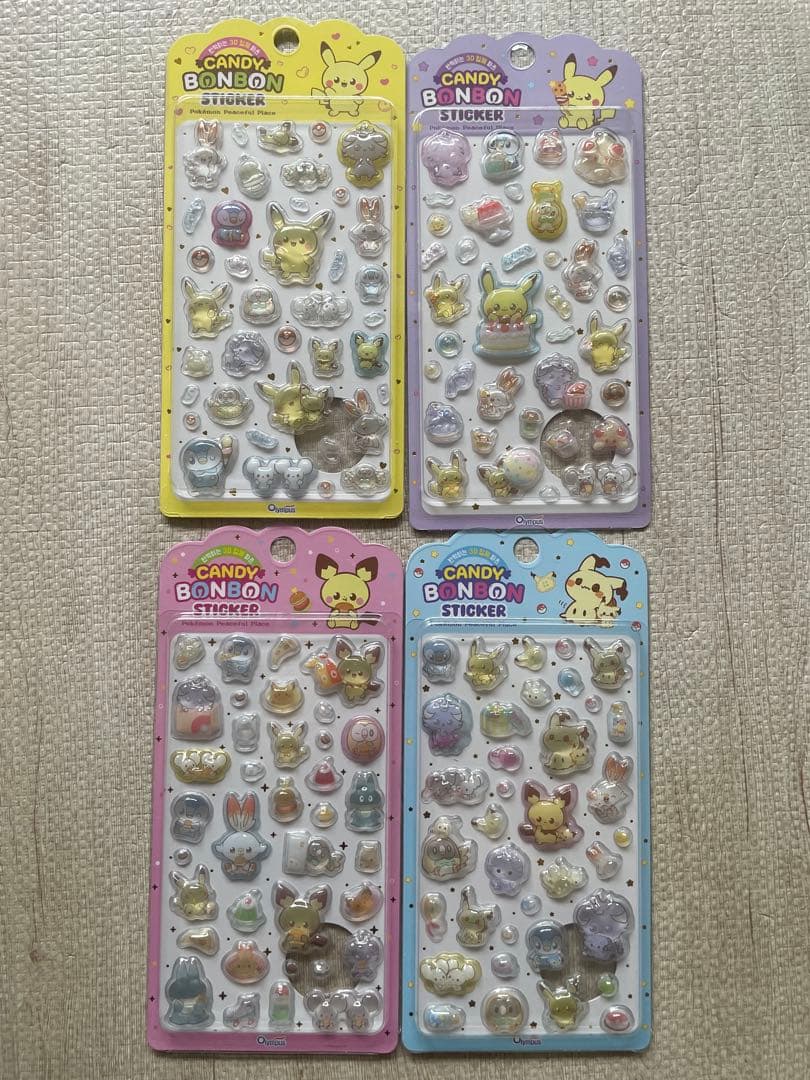 【公式品】 ポケモン ポケピース CANDY BONBONシール 12枚
