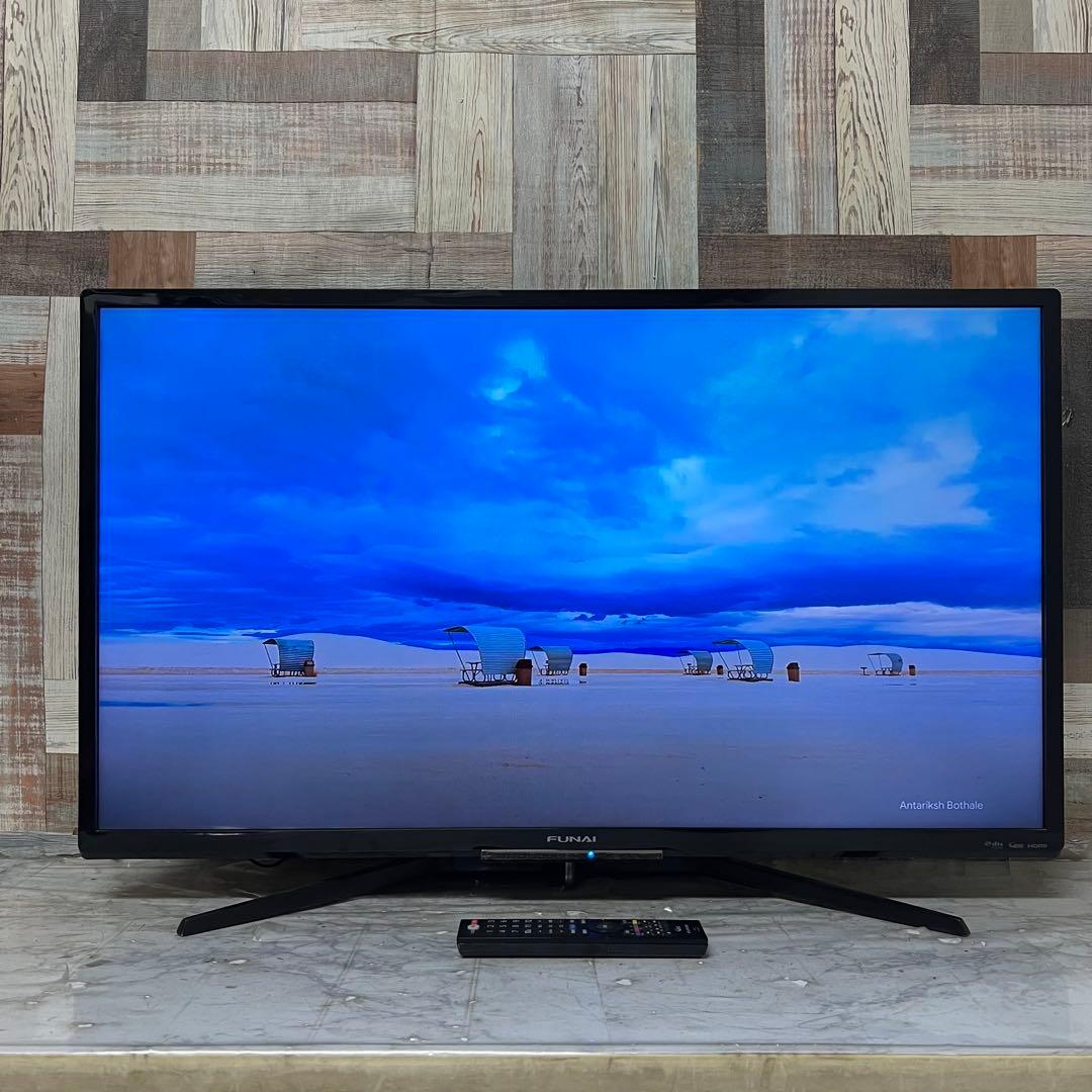 全国送料込❣️フナイ40V500GBHDD録画機能付液晶テレビ見ながら録画予約可能