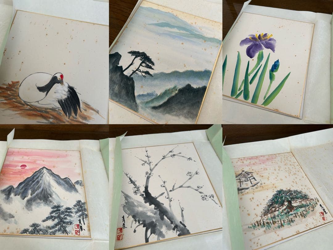 絵 色紙 37点 まとめ売り ジャンク