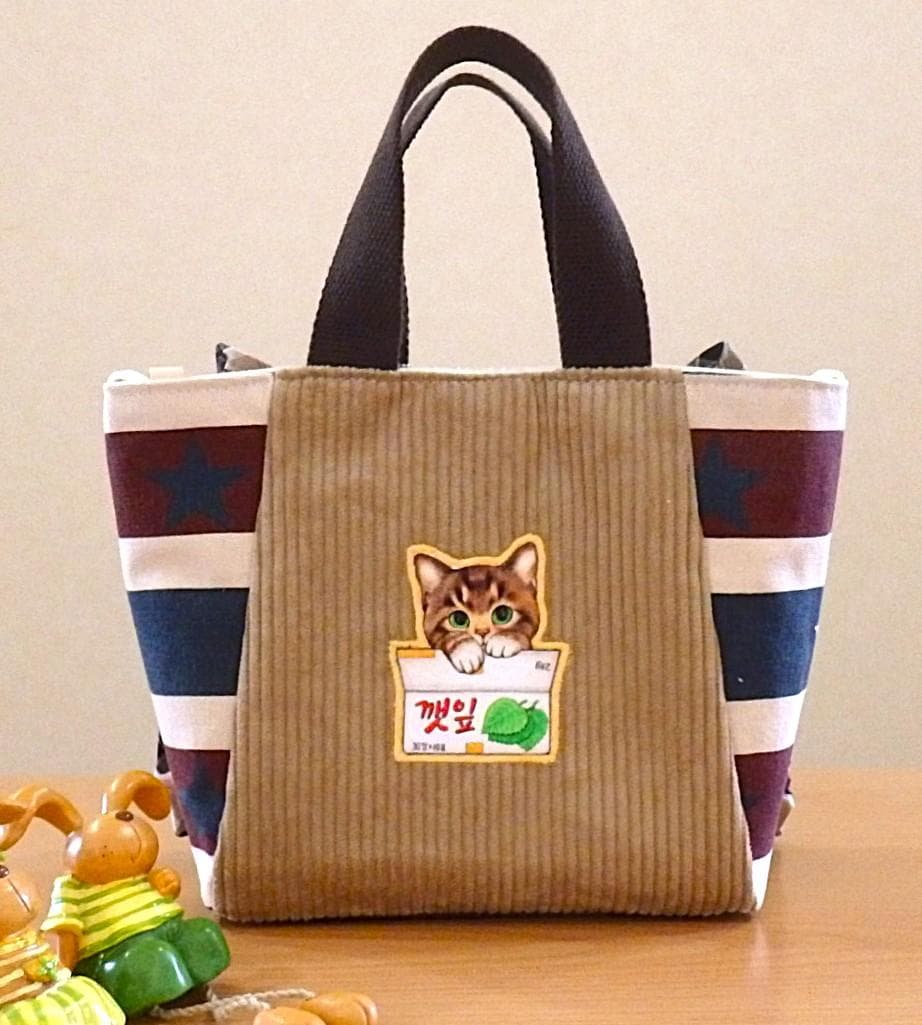 ハンドメイド　タックフリルのトートバッグ（FZ-37）他４点のおまとめ