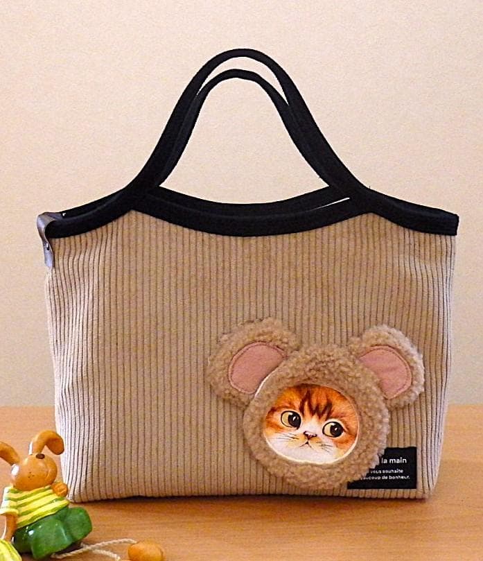 ハンドメイド　タックフリルのトートバッグ（FZ-37）他４点のおまとめ