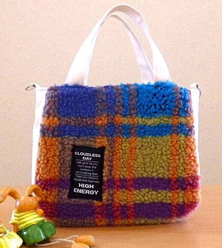 ハンドメイド　タックフリルのトートバッグ（FZ-37）他４点のおまとめ