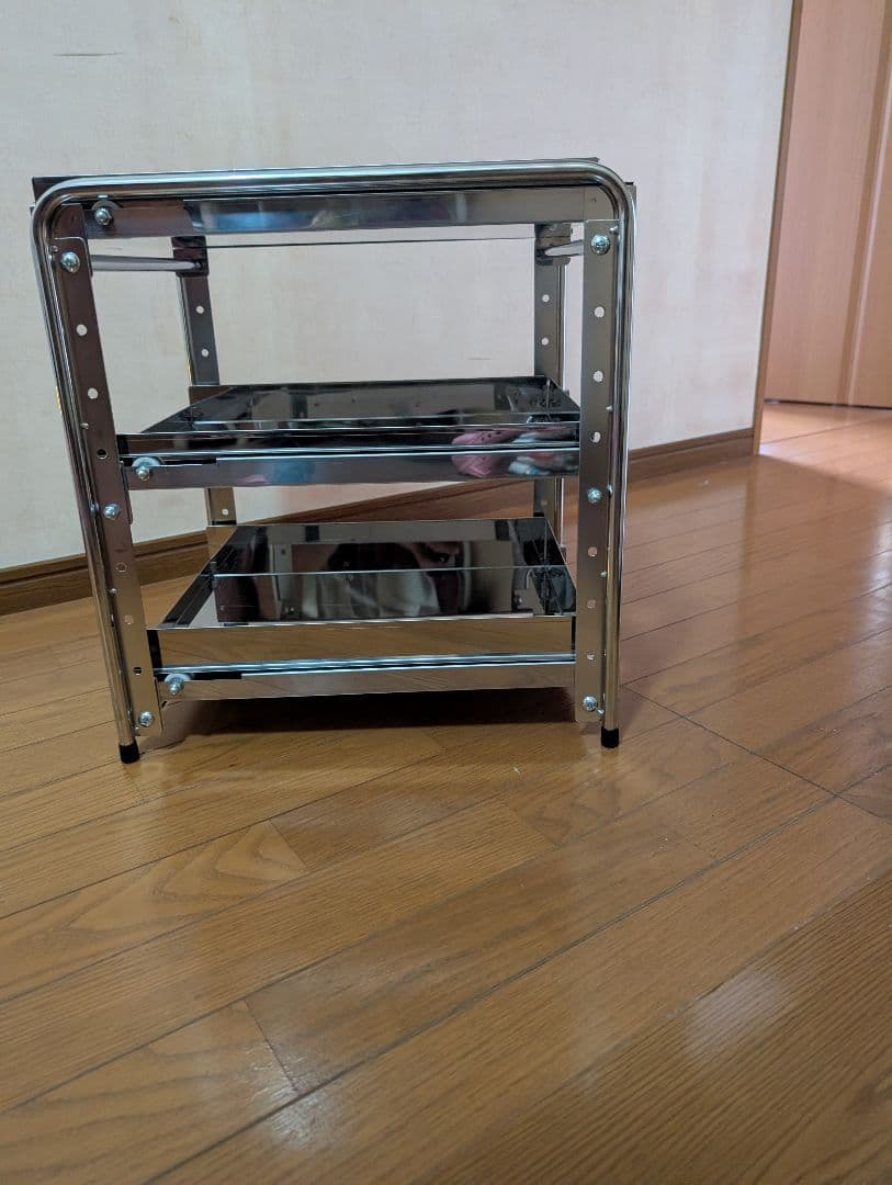 【日本製】 シンク下 収納 スライド ラック 3段 燕三条製※一部地域配送無料