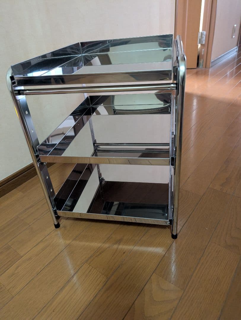 【日本製】 シンク下 収納 スライド ラック 3段 燕三条製※一部地域配送無料