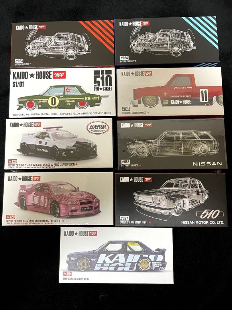 kaido house 9台セット R34 510 SILVERADO 等
