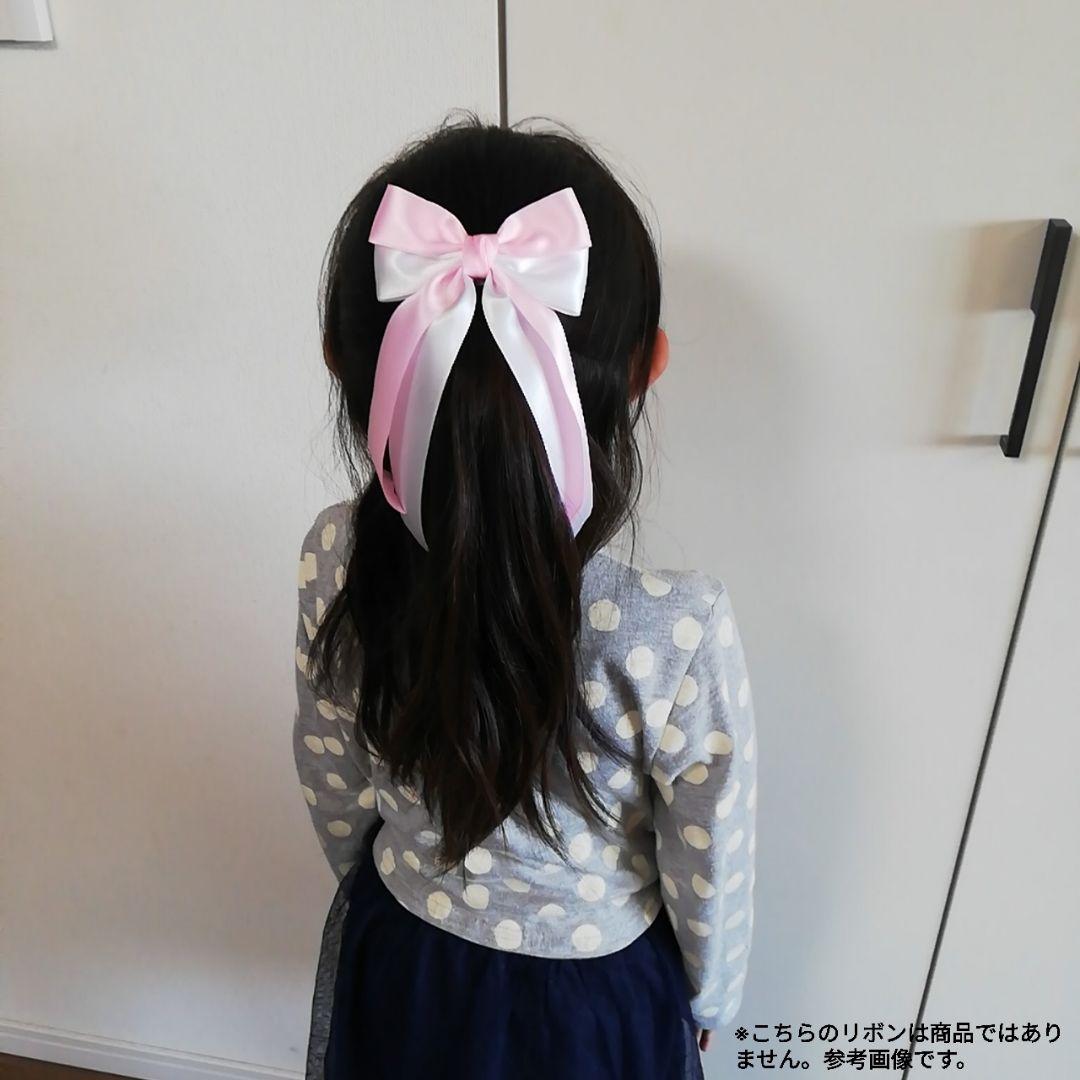 確認　たらりんヘアリボン ヘアゴム　1691　紫陽花　あじさい　紫