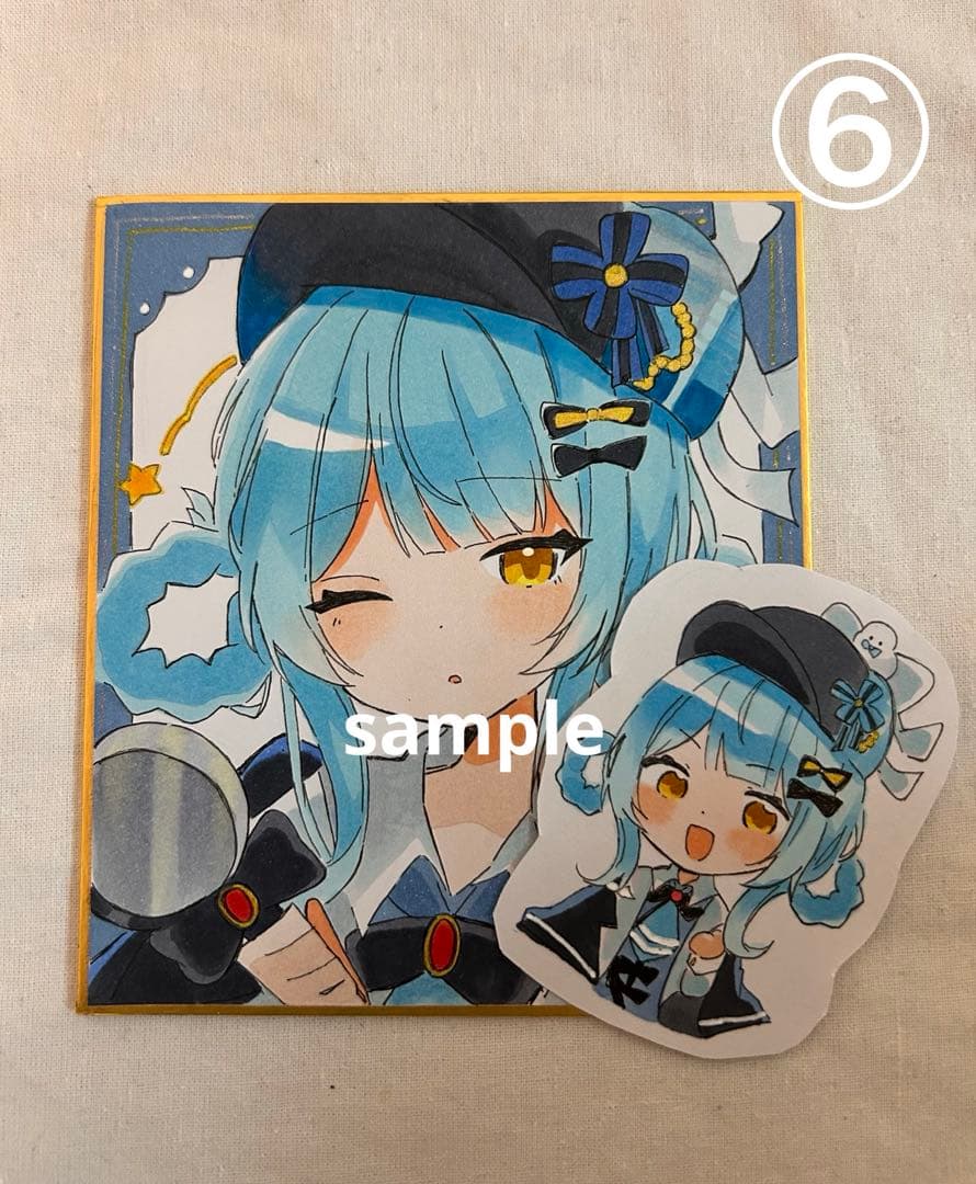 手書き イラスト 色紙 イラストオーダーページ