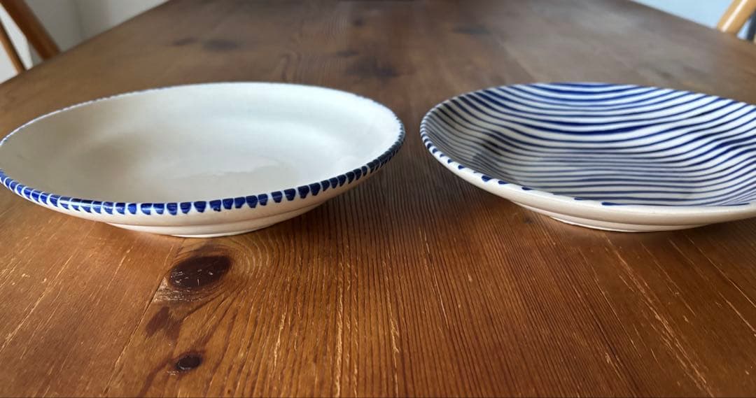〈2セット〉ベトナム TuHu Ceramics ソンべ焼き プレート