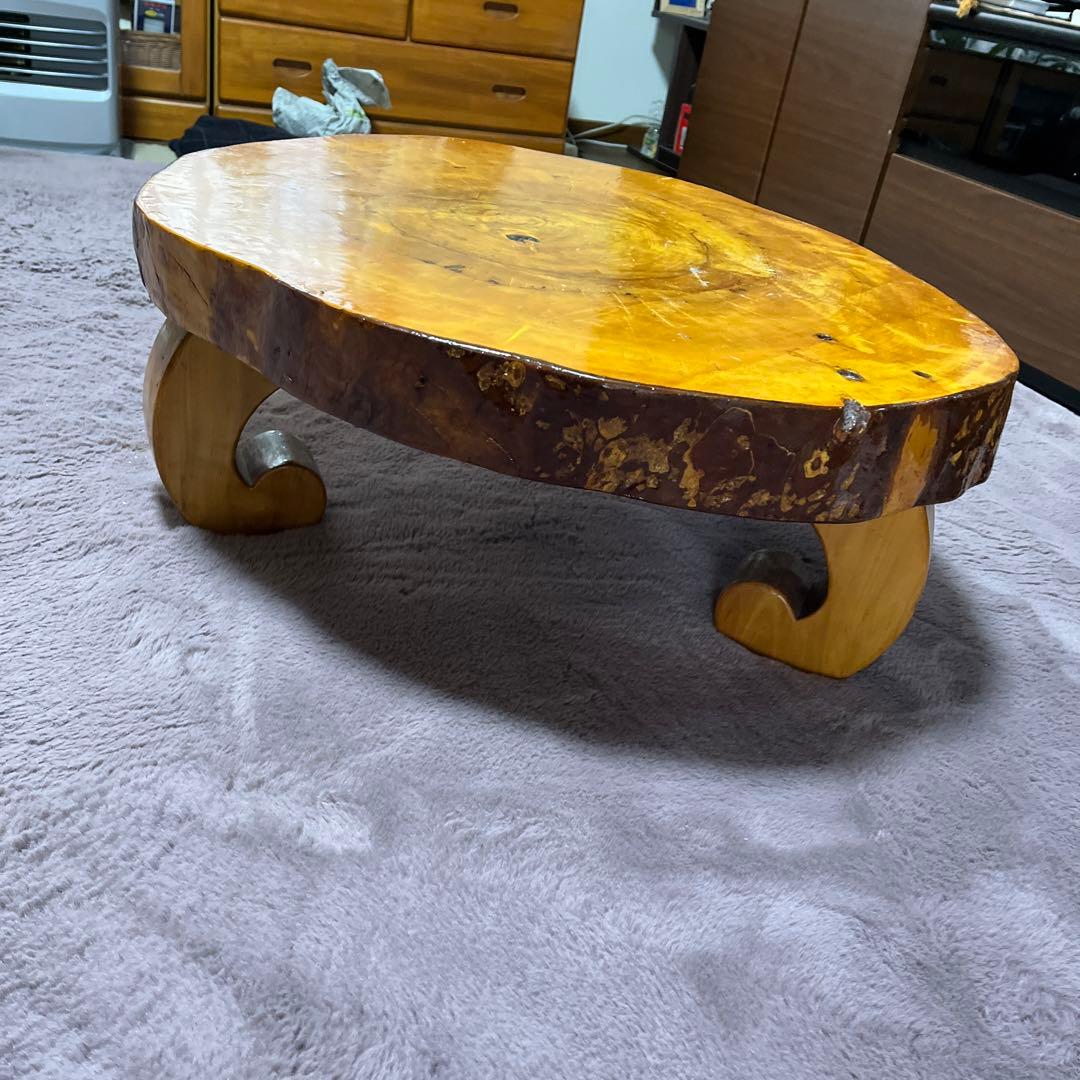 極上品　一枚板テーブル(綺麗な丸太)