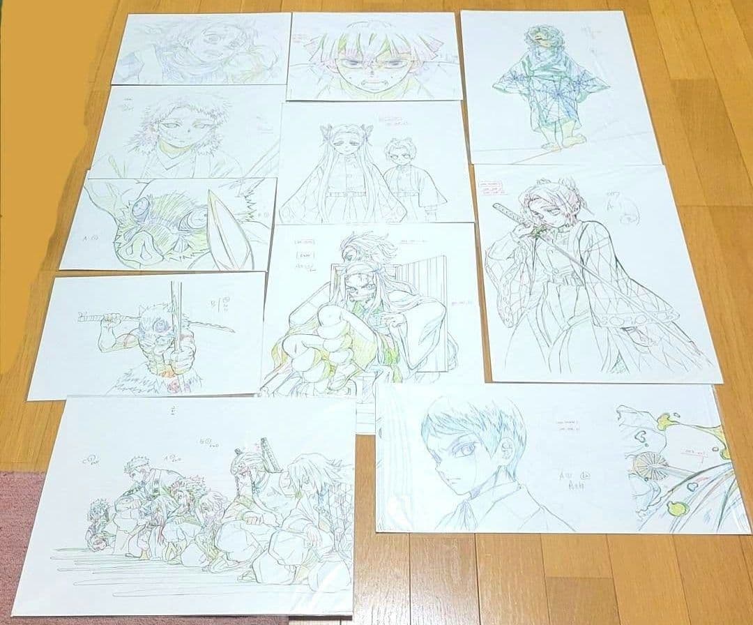 鬼滅の刃 Blu-ray 特典 複製原画 フルコンプセット 竈門炭治郎立志編