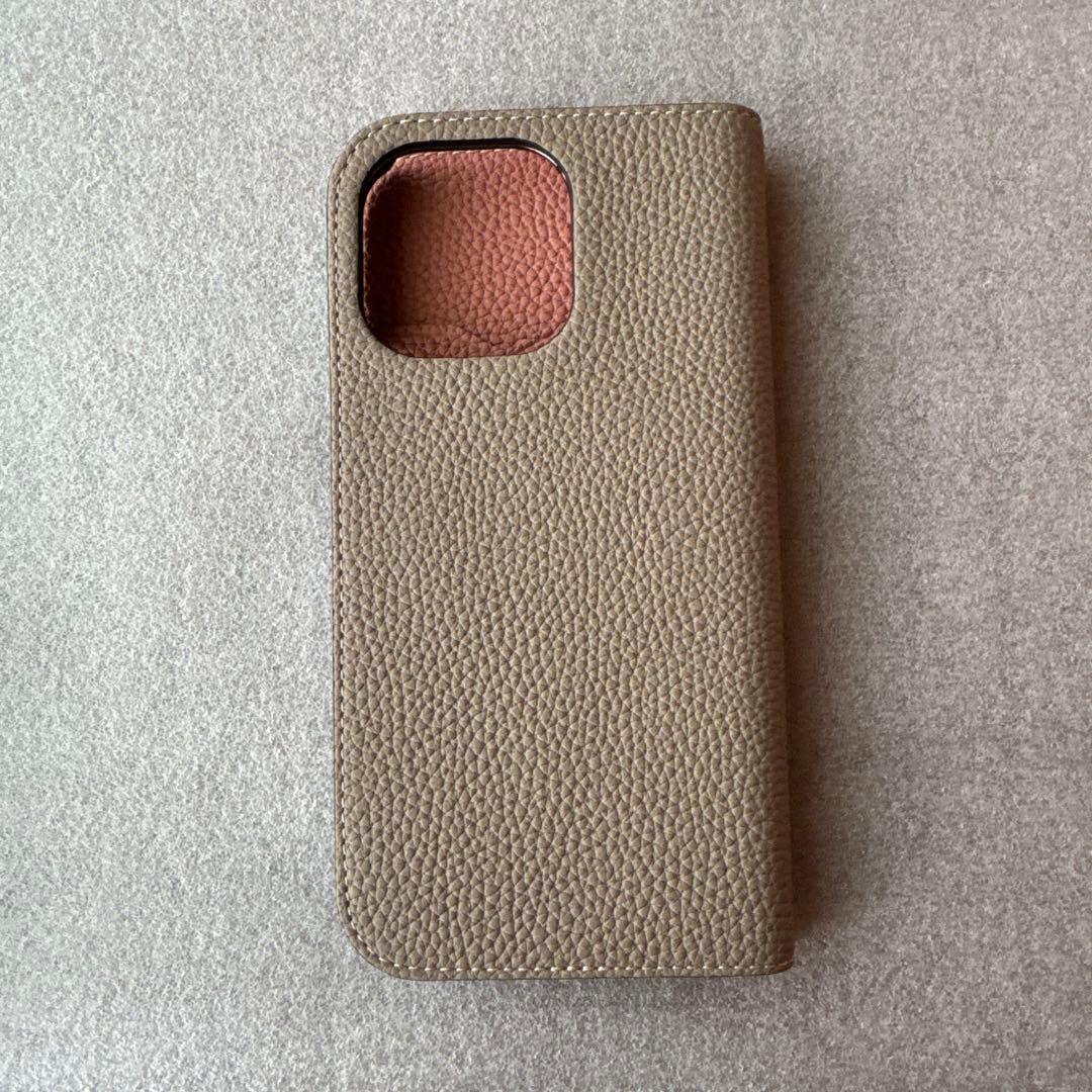 《新品》BONAVENTURA ダイアリーケース　シュリンクレザー　刻印入り