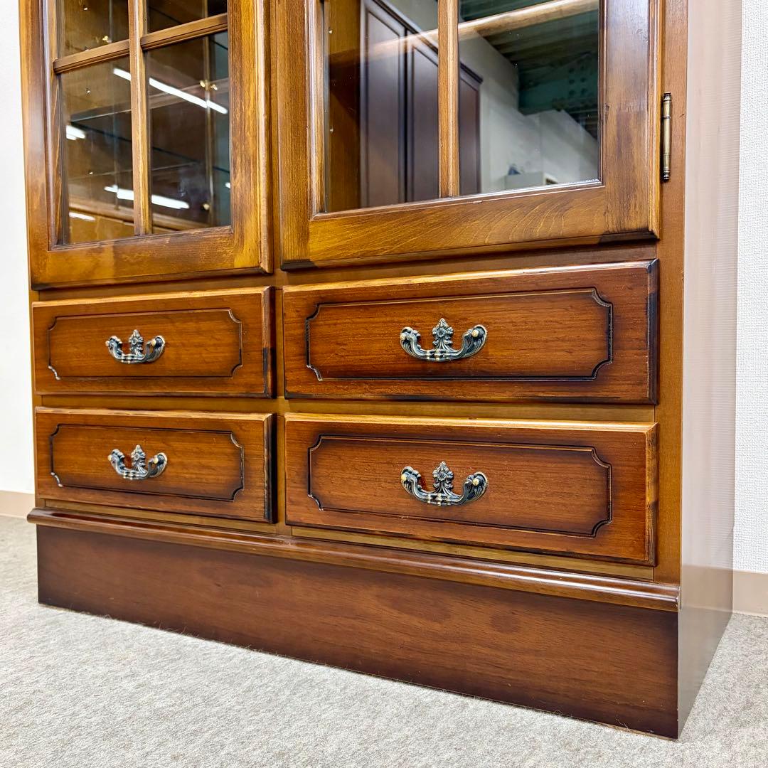 【karimoku】 \"コロニアル\" 書棚 HC3000NK (1997年生産)