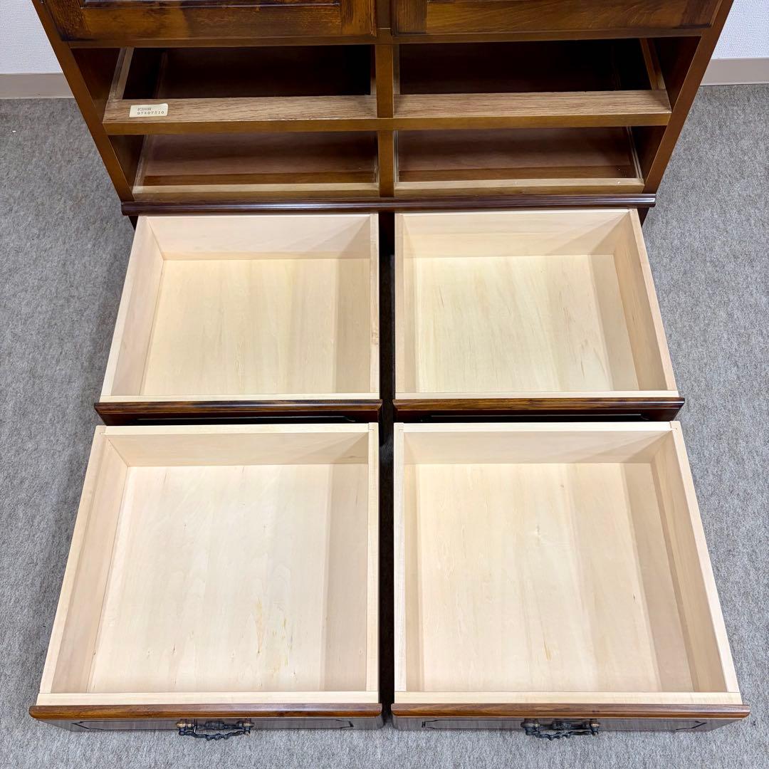 【karimoku】 \"コロニアル\" 書棚 HC3000NK (1997年生産)