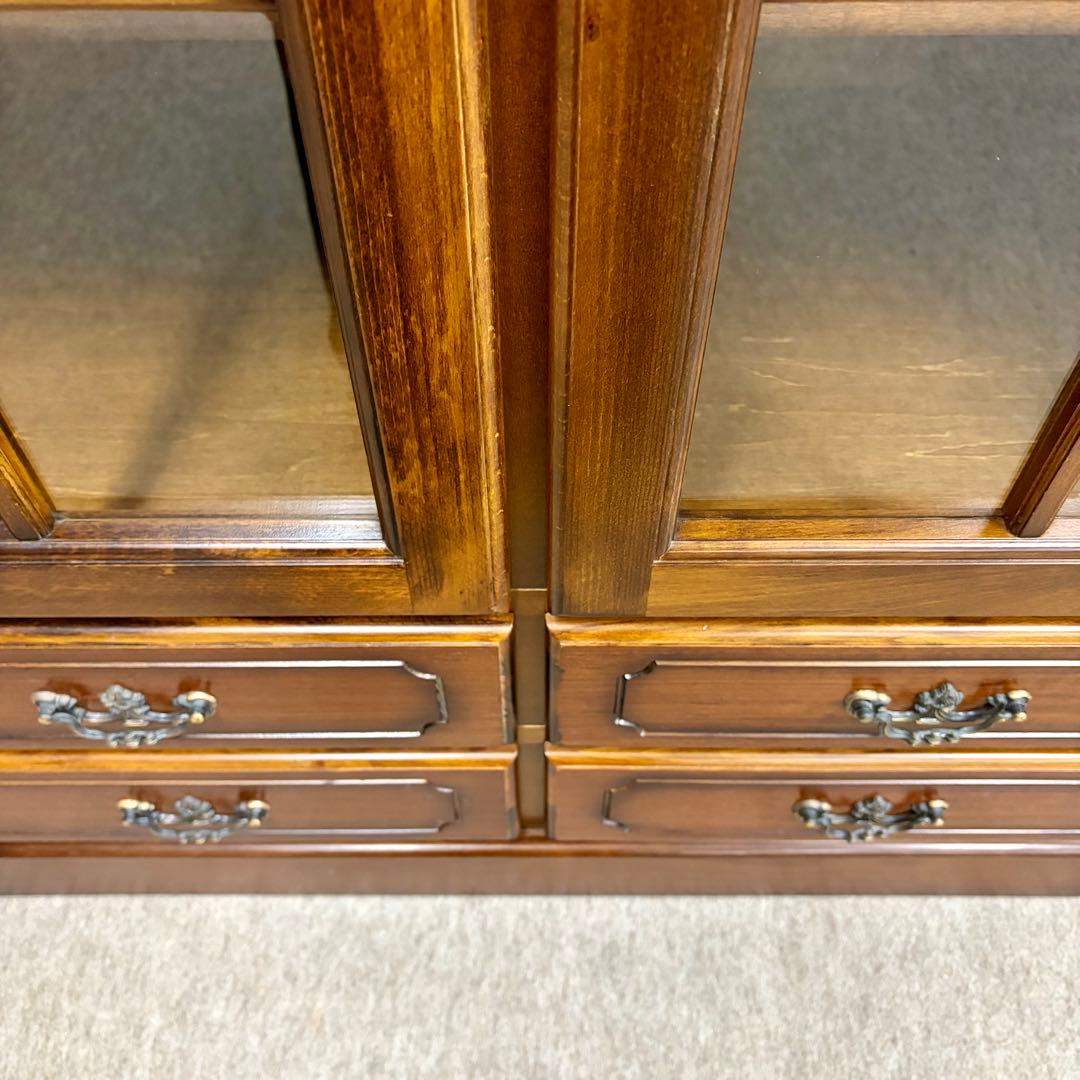 【karimoku】 \"コロニアル\" 書棚 HC3000NK (1997年生産)