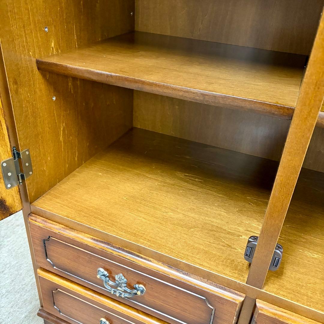 【karimoku】 \"コロニアル\" 書棚 HC3000NK (1997年生産)