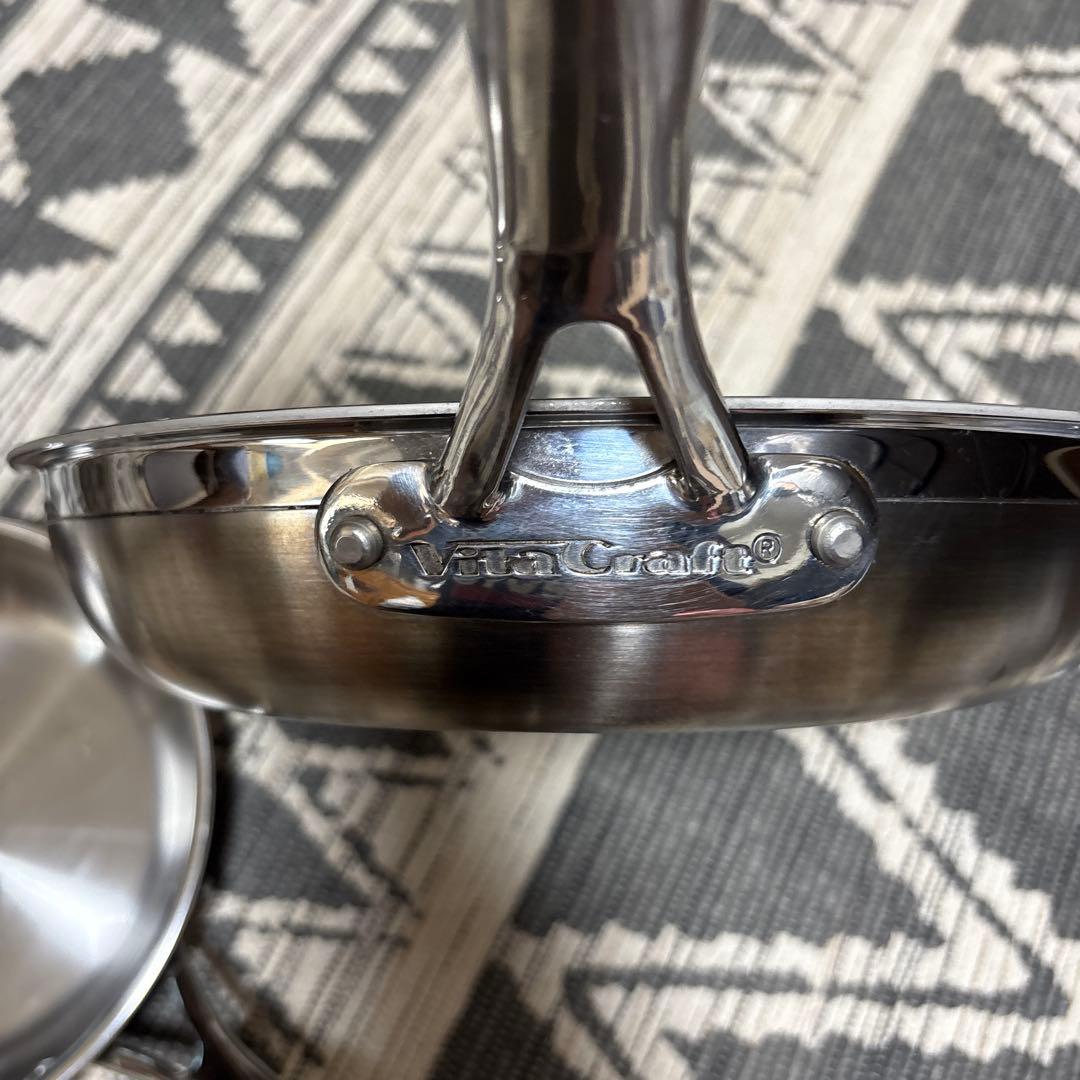 ビタクラフトステンレスフライパン20センチ　30センチ2点セット