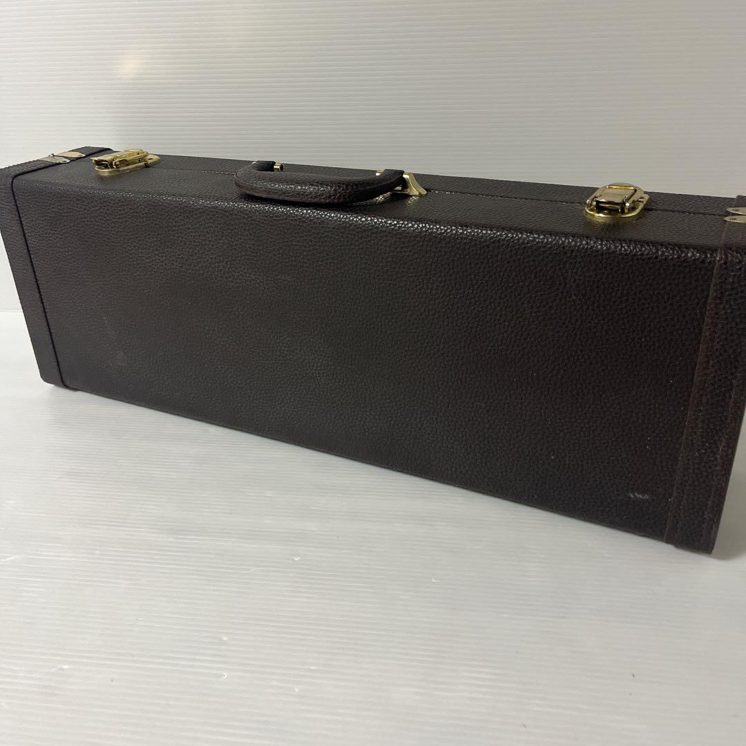 ソプラノサックス　ハードケース　ブラウン