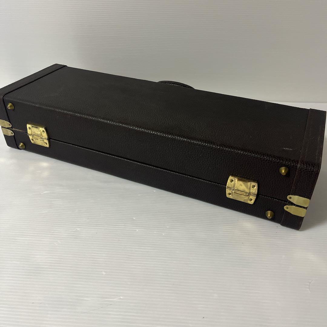 ソプラノサックス　ハードケース　ブラウン