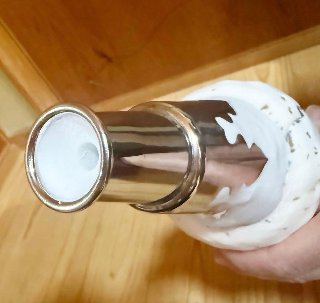 白螺貝一口（シャンク法螺貝）口金歌口付き　ほら貝　ホラガイ❣️修験道　山伏　魔除け