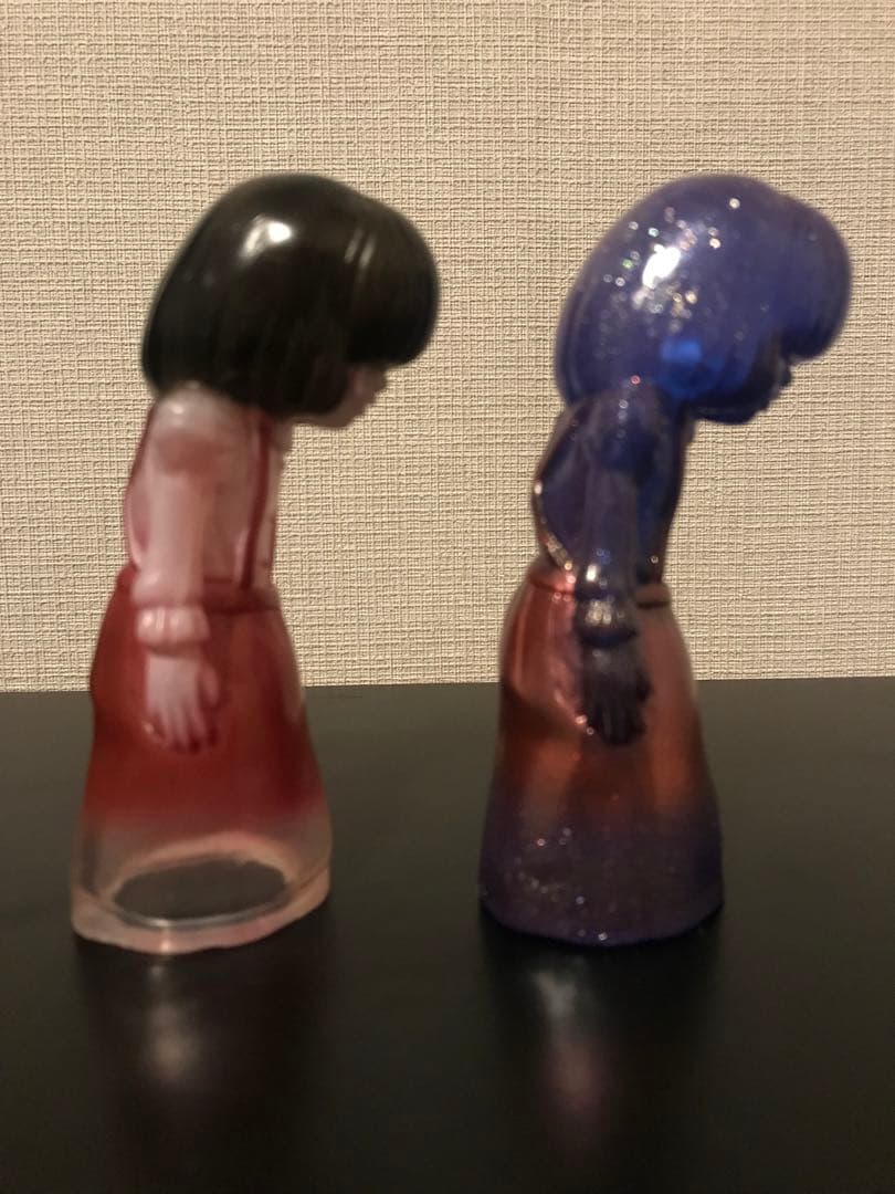 トイレの花子さんソフビ2個セットヒカリトイズフィギュアおもちゃラメJホラー映画