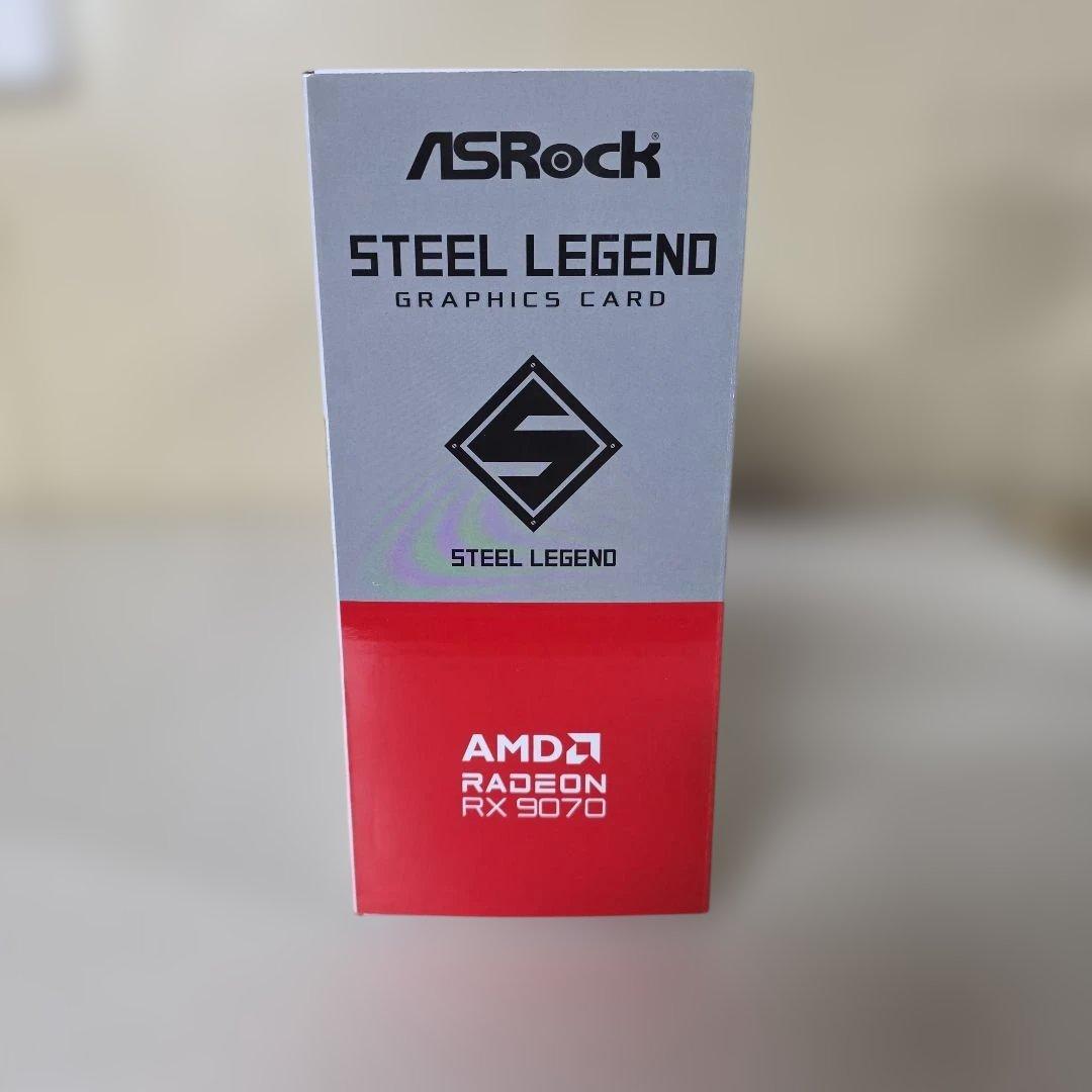 グラフィックボード・グラボ・ビデオカード ASRock Radeon RX 9070 Steel Legend 16GB